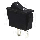 Kép 1/2 - Készülékkapcsoló, BE-KI, fekete (0-I felirat)  16(6)A, 250V AC