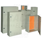 Kép 1/2 - Fém elosztószekrény, acél, szürke  H×W×D=400×400×250mm, IP55