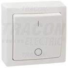 Kép 1/2 - Falon kívüli kétpólusú kapcsoló  10AX/250VAC, IP20 (102)