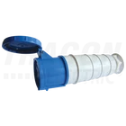 Kép 1/2 - Ipari csatlakozóaljzat, fokozott védelemmel  125A, 250V, 2P+E, 6h, IP67