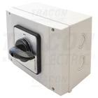 Kép 3/6 - Tokozott kézikapcsoló, BE-KI  400V, 50Hz, 160A, 3P, 37kW, 88×88mm, 60°, IP65