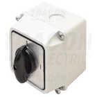 Kép 3/6 - Tokozott kézikapcsoló, BE-KI  400V, 50Hz, 20A, 2P, 5,5kW, 48×48mm, 90°, IP65