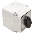 Kép 2/6 - Tokozott kézikapcsoló, BE-KI  400V, 50Hz, 20A, 3P, 5,5kW, 48×48mm, 60°, IP65