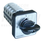 Kép 1/3 - Választókapcsoló, 0-1-2  400V, 50Hz, 160A, 2×4P, 37kW, 88×88mm, 90°