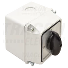 Kép 2/6 - Tokozott kézikapcsoló, BE-KI  400V, 50Hz, 25A, 2P, 7,5kW, 48×48mm, 90°, IP65