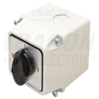 Kép 3/6 - Tokozott kézikapcsoló, BE-KI  400V, 50Hz, 25A, 2P, 7,5kW, 48×48mm, 90°, IP65