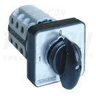 Kép 1/3 - Választókapcsoló, 1-0-2  400V, 50Hz, 20A, 2×4P, 5,5kW, 48×48mm, 90°