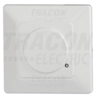 Kép 1/2 - Mozgásérzékelő, szerelvénydobozba szerelhető, radaros, fehér  230V, 50Hz, 5,8GHz, 180°, 5-15m, 10s-12min, 3-2000lux, IP20