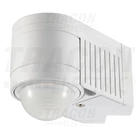 Kép 1/3 - Mozgásérzékelő, fali, sarokelemmel, fehér  230V, 50Hz, 360°, 1-12m, 10s-15min, 3-2000lux, IP44