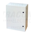 Kép 1/2 - Műanyag elosztószekrény  HxWxD=500x400x175mm, IP65, IK10, 1000V AC/DC, RAL7035