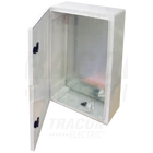 Kép 1/2 - Műanyag elosztószekrény  HxWxD=600x400x200mm, IP65, IK10, 1000V AC/DC, RAL7035