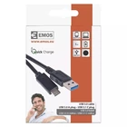 Kép 3/5 - Emos SM7021BL TÖLTŐ- ÉS ADATKÁBEL USB-A 3.0 / USB-C 3.1, 1 M, FEKETE