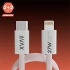Kép 2/5 - Avax CB611P TÖLTŐKÁBEL USB-C - LIGHTNING 27W, MÁGNESES, PINK