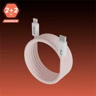 Kép 1/5 - Avax CB611P TÖLTŐKÁBEL USB-C - LIGHTNING 27W, MÁGNESES, PINK