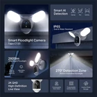 Kép 2/3 - TP-LINK Wireless Kamera Cloud kültéri forgatható színes éjjellátó Smart Floodlight, TAPO C720