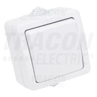 Kép 1/3 - Falon kívüli váltókapcsoló  10AX/250VAC, IP54, (106)