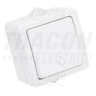 Kép 1/3 - Falon kívüli csengőnyomó  10AX/250VAC, IP54, (N101)