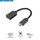 Kép 1/10 - TRUST USB-C–USB-A adapterkábel 20967 (Calyx USB-C to USB-A Adapter Cable)