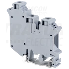 Kép 1/2 - Háromkapcsos ipari sorozatkapocs, csavaros, sínre, szürke  800V 76A 0.5-16 mm2