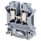 Kép 1/2 - Fázisvezető ipari sorozatkapocs, csavaros, sínre, szürke  0,2-6mm2, 800VAC, 57A