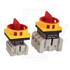 Kép 1/2 - Tokozott biztonsági lakatolható szakaszoló kapcsoló  400V, 50Hz, 63A, 4P, 18,5kW, 64×64mm, IP44
