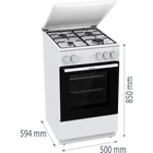 Kép 6/7 - Gorenje GG5A14WJ TŰZHELY GÁZ