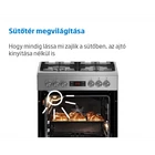 Kép 2/4 - Beko FSM57300GW TŰZHELY KERÁMIALAPOS