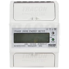 Kép 2/4 - LCD kijelzésű fogyasztásmérő,közvetlen, 1 fázisú, 4 modul  230VAC / 10(100)A