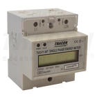 Kép 1/3 - LCD kijelzésű 1 fázisú átfűzős fogyasztásmérő, közvetlen  230V / 30 (100)A Pd=1W