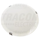 Kép 1/4 - Üveg mennyezeti UFO lámpatest, fehér  230V, 50Hz, E27, max.1×60W, D=300 mm