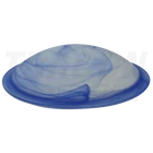 Kép 3/4 - Üveg mennyezeti UFO lámpatest, kék  230V, 50Hz, E27, max.1×60W, D=300 mm