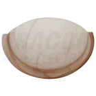 Kép 2/4 - Üveg oldalfali fél UFO lámpatest, bézs  230V, 50Hz, E27, max.1×60W, D=300 mm