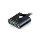 Kép 1/3 - 4-Port USB Kapcsoló Fekete