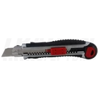 Kép 2/5 - Pengés kés tárolóval, 4 penge, cink markolat gumibetéttel  L=168mm, D=35mm, W=18mm, d=18mm