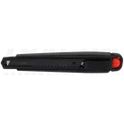 Kép 1/5 - Pengés kés, hajlékony SK4 penge, fix rögzítéssel, Al ötvözet  L=140mm, D=23mm, W=18mm, d=12,5mm