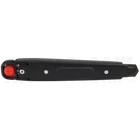 Kép 3/5 - Pengés kés, hajlékony SK4 penge, fix rögzítéssel, Al ötvözet  L=140mm, D=23mm, W=18mm, d=12,5mm