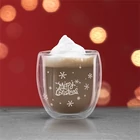 Kép 1/2 - Family Christmas 57176E ÜVEGPOHÁR KARÁCSONYI DUPLAFALÚ 300 ML