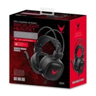 Kép 2/2 - VARR sztereó gaming fejhallgató, VH-6020, over-ear headset, LED háttérvilágítás, jack, USB, fekete