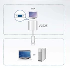 Kép 5/5 - DisplayPort Kábel DisplayPort Dugó - VGA Aljzat 0.15 m Fehér