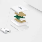 Kép 2/6 - DisplayPort Kábel DisplayPort Dugó - HDMI Aljzat 0.15 m Fehér