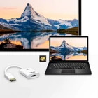Kép 4/6 - DisplayPort Kábel DisplayPort Dugó - HDMI Aljzat 0.15 m Fehér