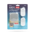 Kép 5/5 - Delight 55346WH2 VEZETÉK NÉLKÜLI CSENGŐ ÉS ÉJJELIFÉNY 2 IN 1