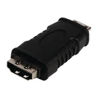 Kép 2/4 - Nagy Sebességű HDMI Adapter Ethernettel HDMI Mini Dugasz - HDMI Aljzat Fekete