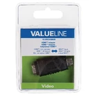 Kép 4/4 - Nagy Sebességű HDMI Adapter Ethernettel HDMI Mini Dugasz - HDMI Aljzat Fekete