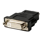 Kép 2/4 - Nagy Sebességű HDMI Adapter Ethernettel HDMI Csatlakozó - DVI-D 24+1-Pólusú Aljzat Fekete
