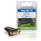 Kép 1/5 - Nagy Sebességű HDMI Adapter Ethernettel HDMI Aljzat - DVI-D 24+1-Pólusú Aljzat Fekete