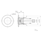 Kép 3/3 - DL 5 - 8 Ohm - 5 cm (2") mennyezeti hangszóró