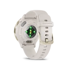 Kép 5/6 - Venu 3S french grey, cream gold, leather and silicone band