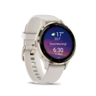 Kép 3/6 - Venu 3S french grey, cream gold, leather and silicone band