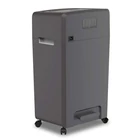 Kép 5/5 - HP ONESHRED 24CC shredder, cut-offs, P-4, 24 cards, 30l, light grey